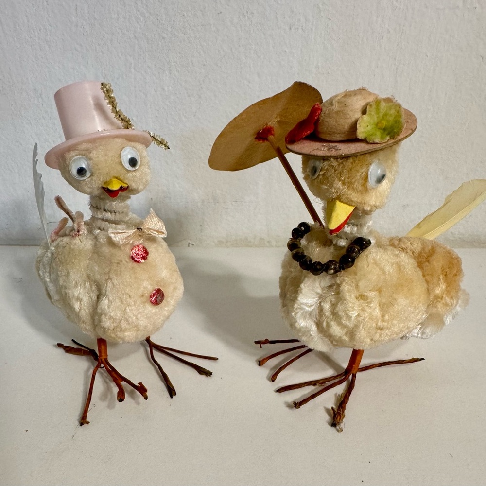 Vintage Chenille Easter Chicks
